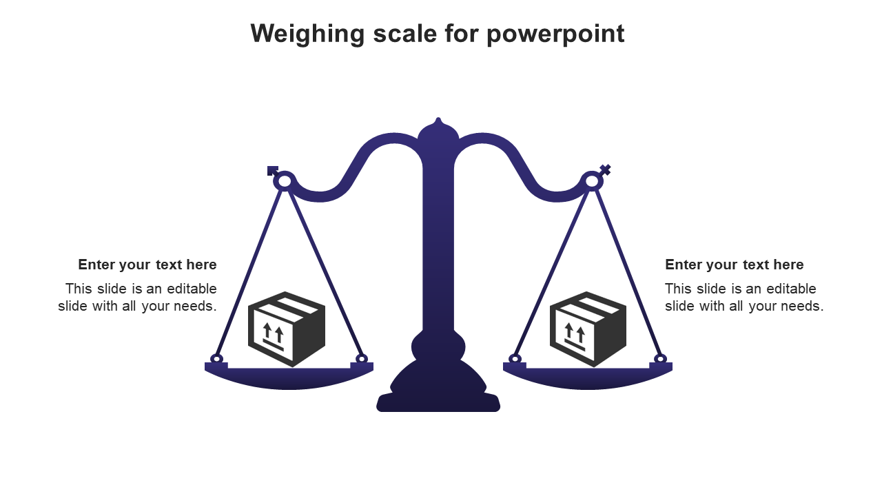 weighing scale for powerpoint